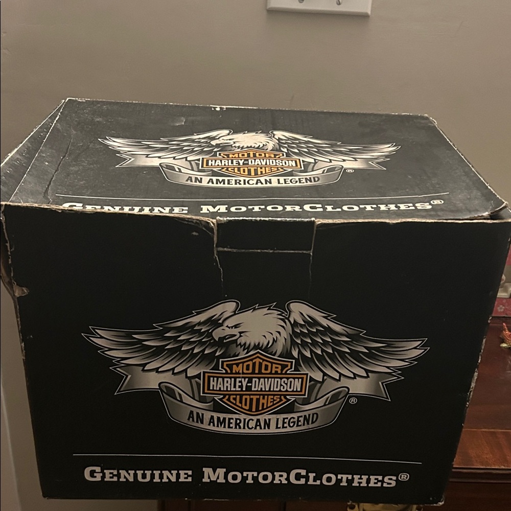 Harley-Davidson Black Storage Box with Logo